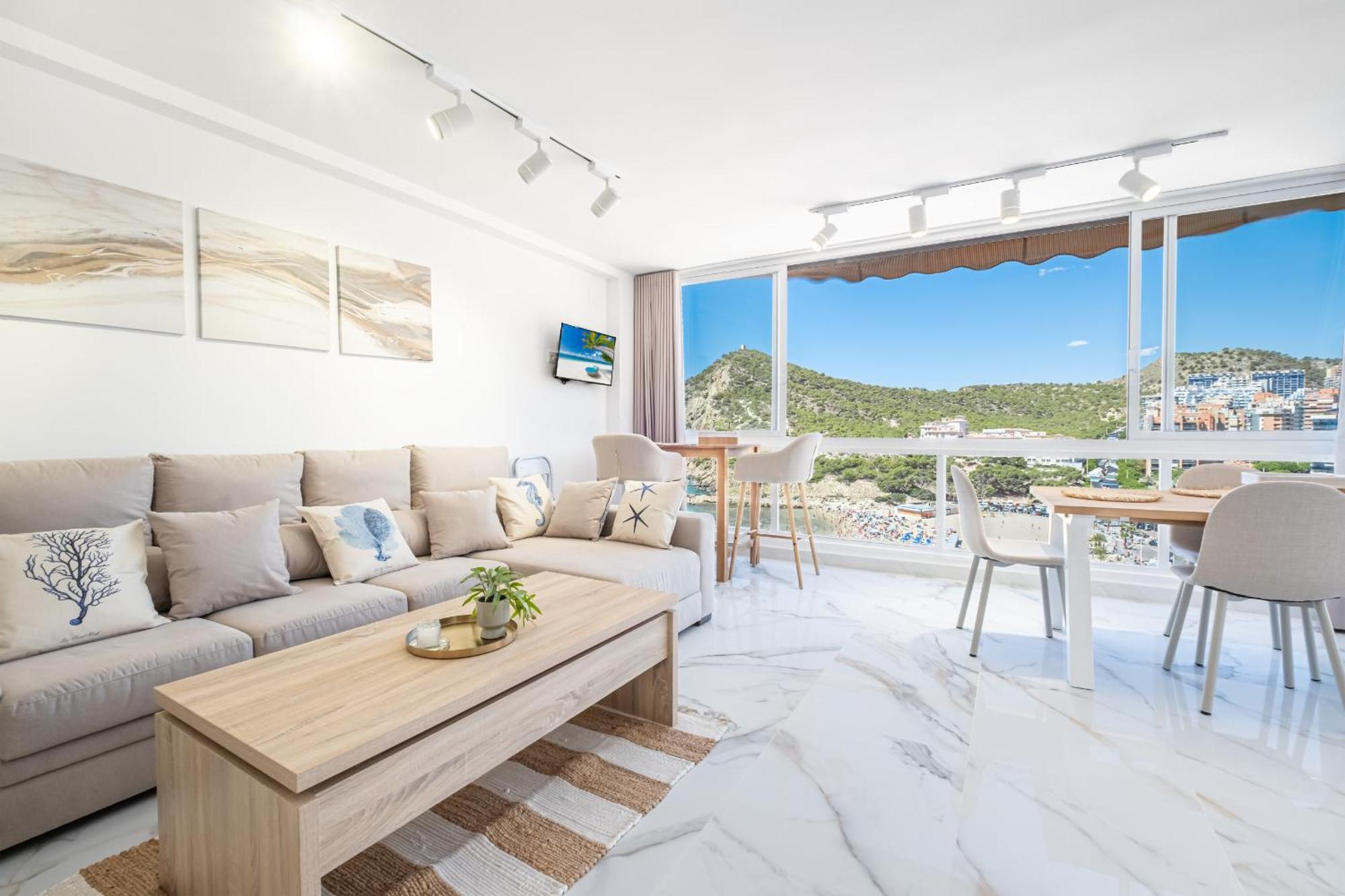Atalaya Beach Apartments Sea View Finestrat Eksteriør billede